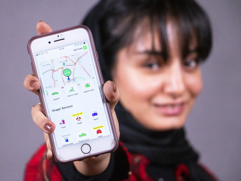 لديك Uber في بلدك، ولدينا Snapp وTap30 في ايران